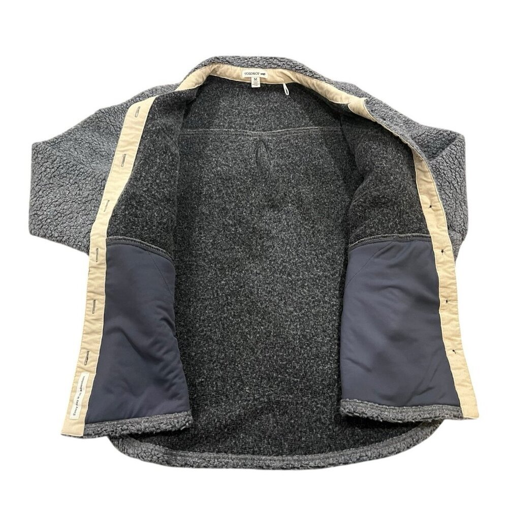 Toad & Co Boxcan Sherpa Overshirt Jacket Fuzzy Size Medium - Picture 4 of 8